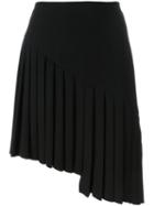 Mugler Asymmetric Skirt, Women's, Size: 36, Black, Polyester/acetate