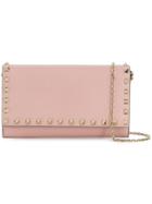 Valentino Valentino Garavani Rockstud Wallet On Chain - Pink