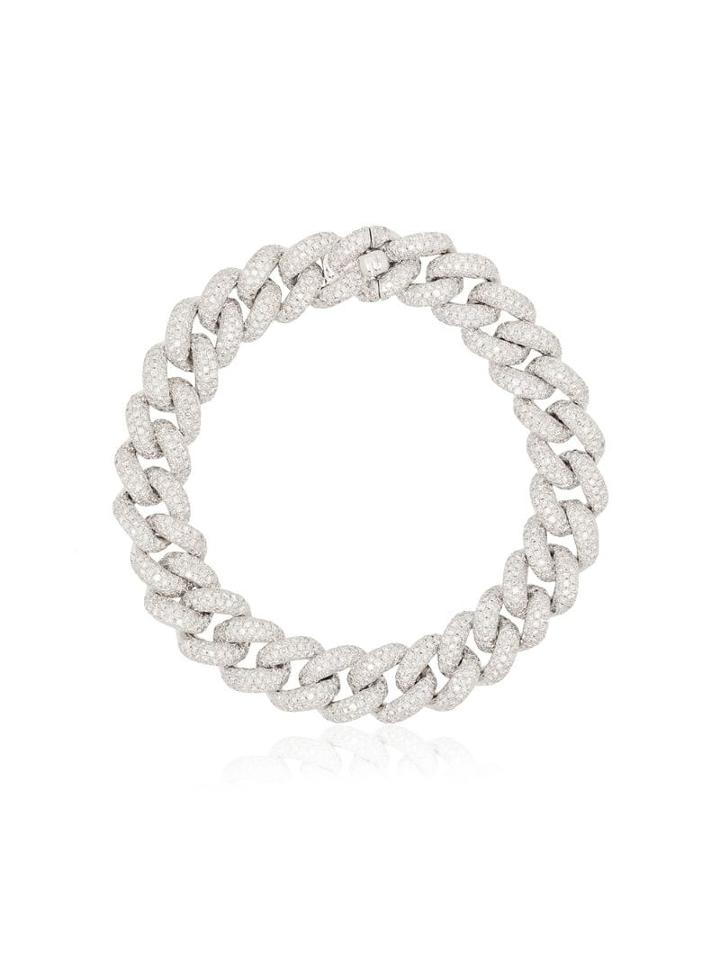 Shay 18kt Gold And Diamond Link Bracelet