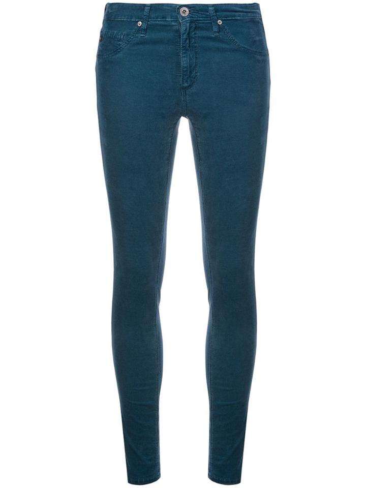 Ag Jeans Low Rise Skinny Jeans - Blue
