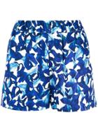 Isolda Printed Shorts - Blue