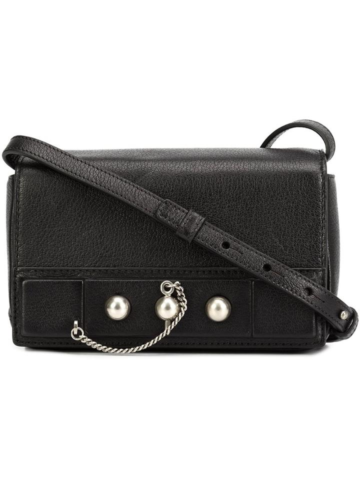 Anthony Vaccarello Classic Crossbody Bag, Women's, Goat Skin