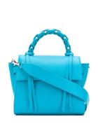 Elena Ghisellini Weave Strap Tote Bag - Blue