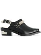 Toga Pulla Buckle Strapped Shoes - Black