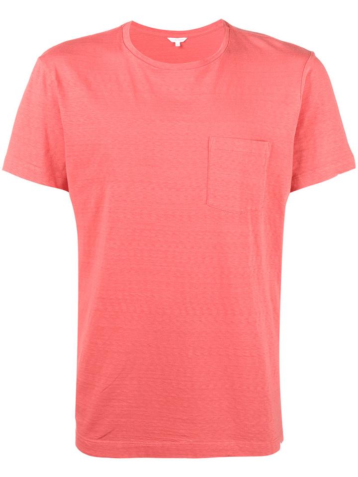 Tailored Crew Neck T-shirt - Men - Cotton - S, Red, Cotton, Orlebar Brown