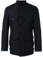 Tom Ford Classic Field Jacket, Men's, Size: 52, Black, Silk/cotton/linen/flax/cupro