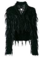 Issey Miyake Vintage Shaggy Knit Cardigan - Black