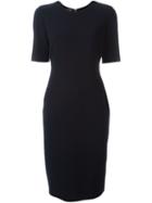 Giorgio Armani Zipped Back Mid Dress