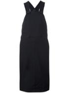Comme Des Garçons Girl Dungarees Effect Dress, Size: Small, Blue, Cotton/polyester