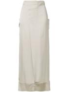 Rito Straight Midi Skirt, Women's, Size: 38, Nude/neutrals, Silk/polyurethane