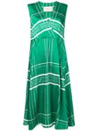Cédric Charlier Patterned Dress - Green