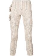 Cottweiler Printed Leggings With Side Pockets - Nude & Neutrals
