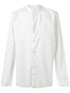 Transit Pinstripe Shirt - White