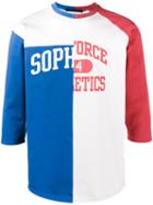 Sophnet. - Split Sleeve T-shirt - Men - Cotton - S, Blue, Cotton