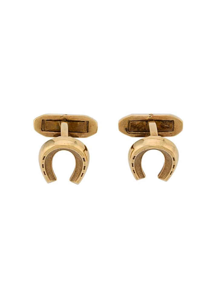 Roberto Cavalli Logo Cufflinks - Gold