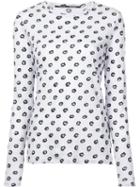 Proenza Schouler Floral Dot Long Sleeve T-shirt - Pink