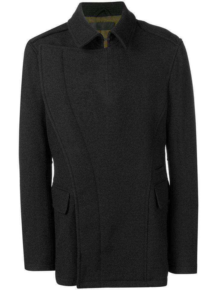 Haider Ackermann Concealed Button Coat - Black
