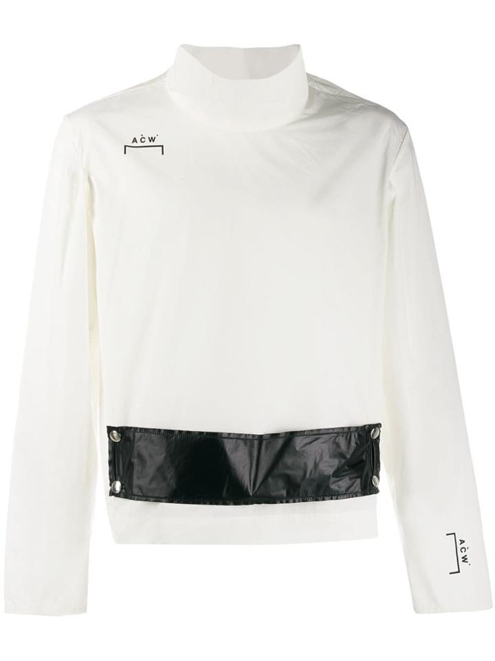 A-cold-wall* Logo Contrast Jacket - White