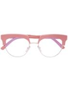 Marni Eyewear Cat Eye Glasses - Pink & Purple