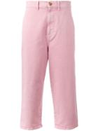 Marni Cropped Straight Leg Jeans, Women's, Size: 38, Pink/purple, Cotton/spandex/elastane