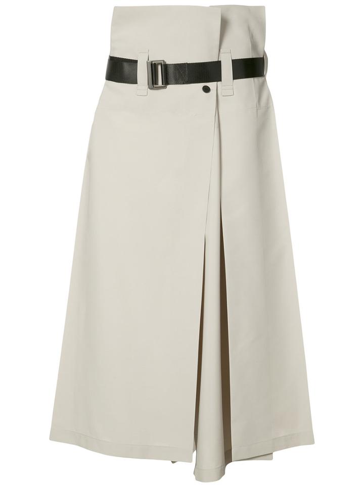 132 5. Issey Miyake - High-rise Cropped Trousers - Women - Polyester - 3, Grey, Polyester