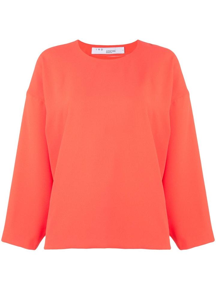 Iro Lithe Long Sleeve Top - Orange