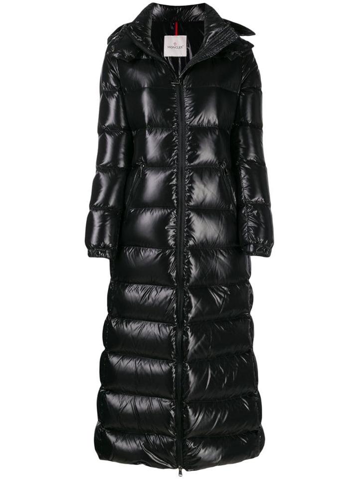 Moncler Long Puffer Jacket - Black