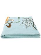 Loewe Mermaid Print Towel - Blue