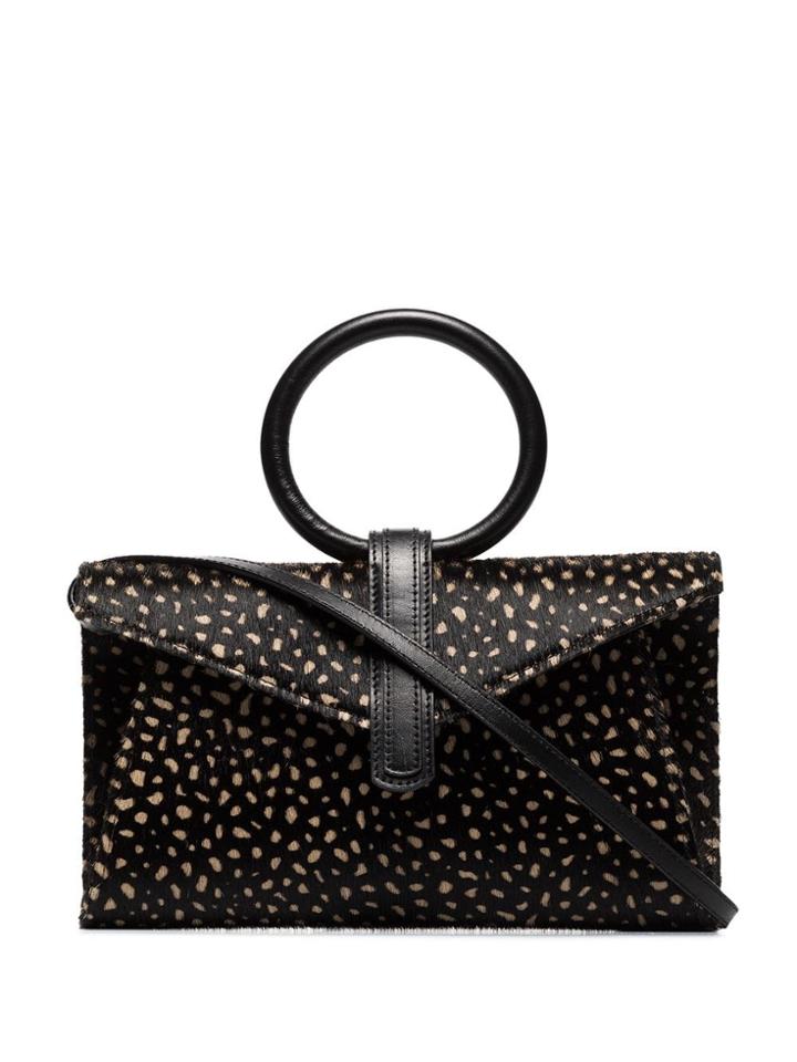 Complét Black Valery Faux Fur Cross Body Bag