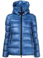 Moncler 'serinde' Padded Jacket, Women's, Size: 1, Blue, Nylon/goose Down