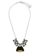 Camila Klein Triangules Short Necklace - Silver