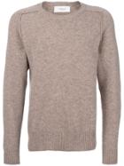 Pringle Of Scotland Saddle Round Neck Jumper - Brown