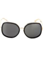 Linda Farrow 'linda Farrow 310' Sunglasses, Women's, Black, Titanium