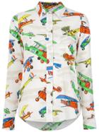 Reinaldo Lourenço Airplane Print Shirt - Unavailable