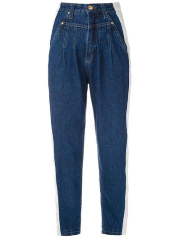 Amapô Bicolor Clochard Trousers - Blue