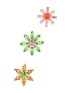 Ca & Lou Adeset Set Of 3 Brooches - Multicolour
