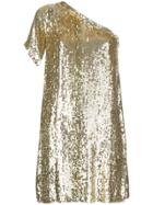 P.a.r.o.s.h. Sequin Party Dress - Gold