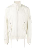 Helmut Lang Strap Detail Bomber Jacket - Nude & Neutrals