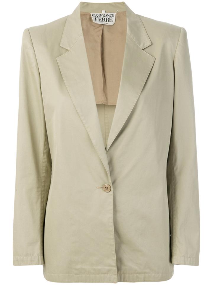 Gianfranco Ferre Vintage Classic Blazer - Nude & Neutrals