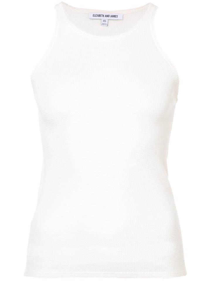 Elizabeth And James Sleeveless Tank Top - White