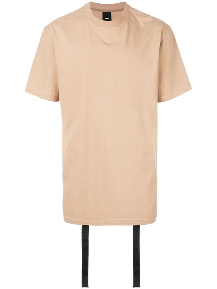 Damir Doma Strap Detail T-shirt - Nude & Neutrals