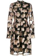 Erdem 'effie' Dress, Women's, Size: 12, Black, Polyester/polyamide/silk