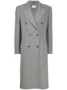 Maison Margiela Double-breasted Cashmere Coat - Grey