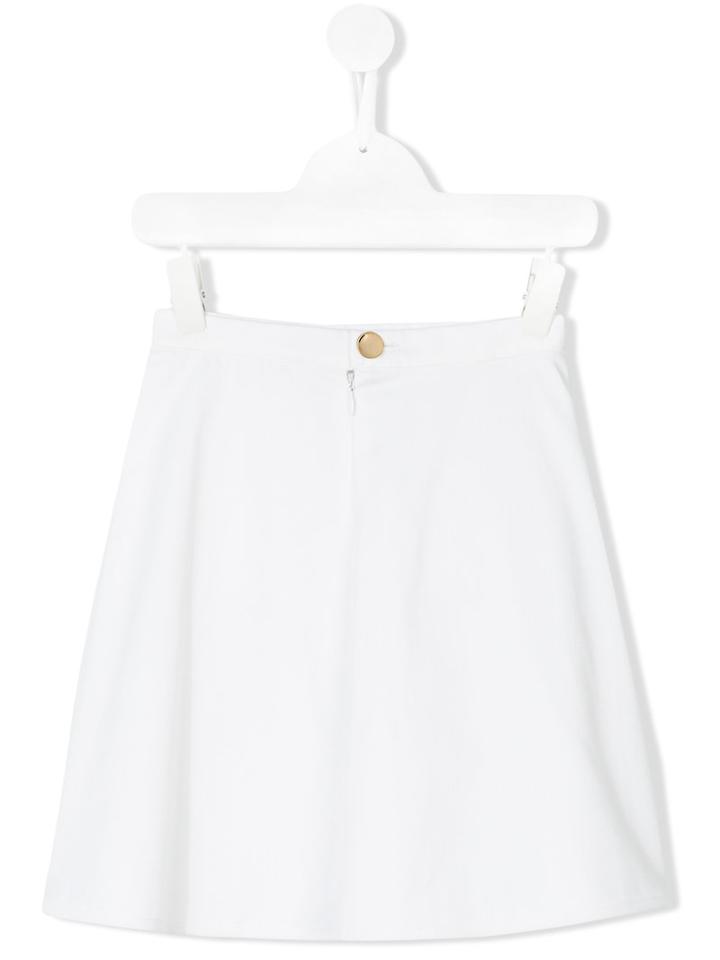 Señorita Lemoniez - Pockets Skirt - Kids - Cotton - 12 Yrs, White
