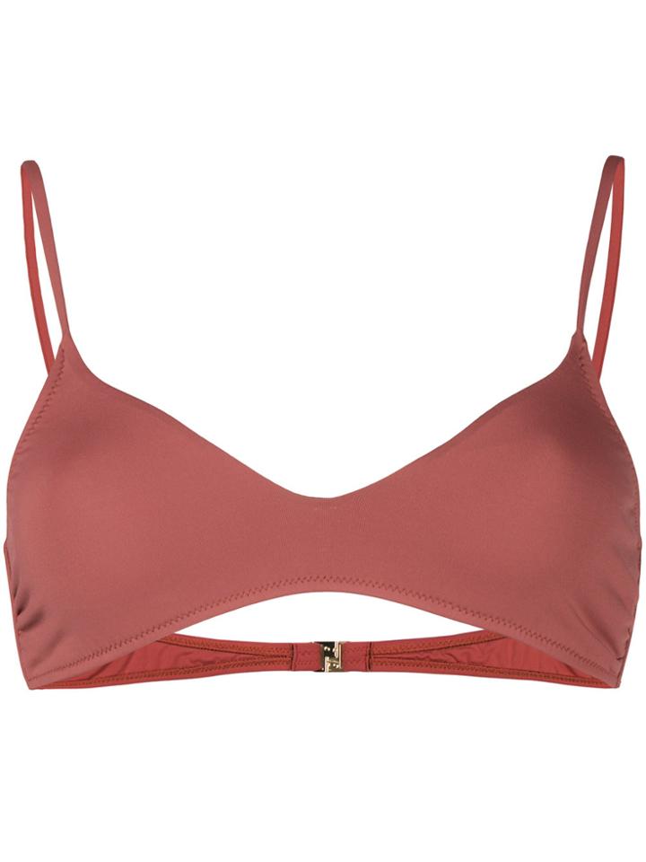 Melissa Odabash Elba Bikini Top - Brown