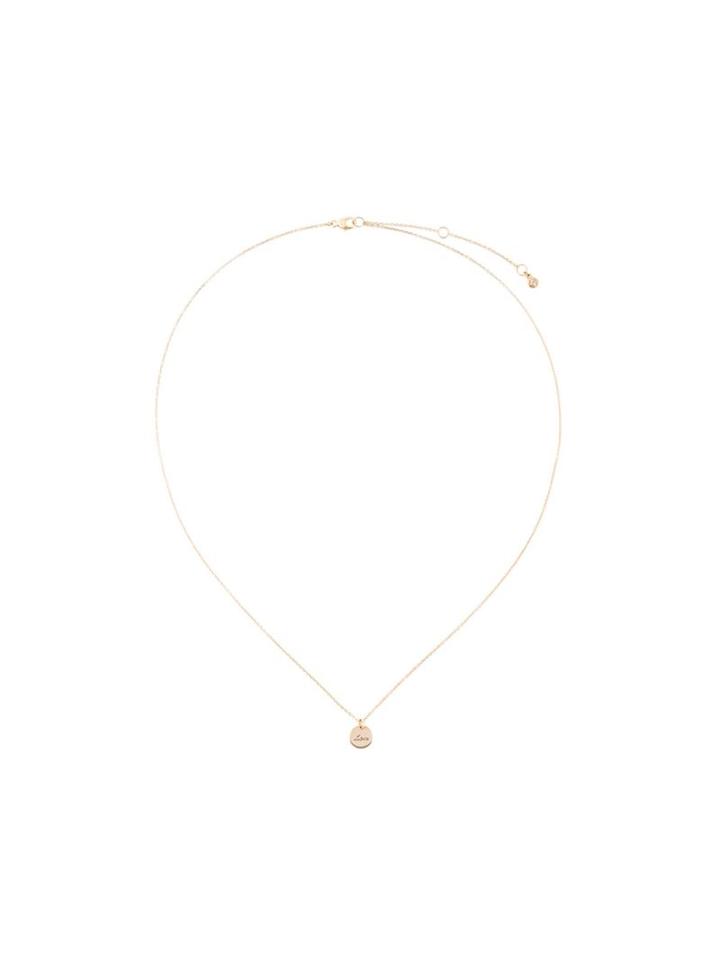 Astley Clarke Love Disk Necklace, Women's, Metallic