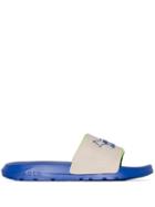 Maison Kitsuné X Ader Error Logo Slides - Blue