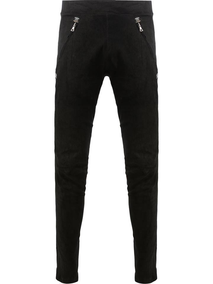 Isaac Sellam Experience Redoutable Leather Trousers - Black