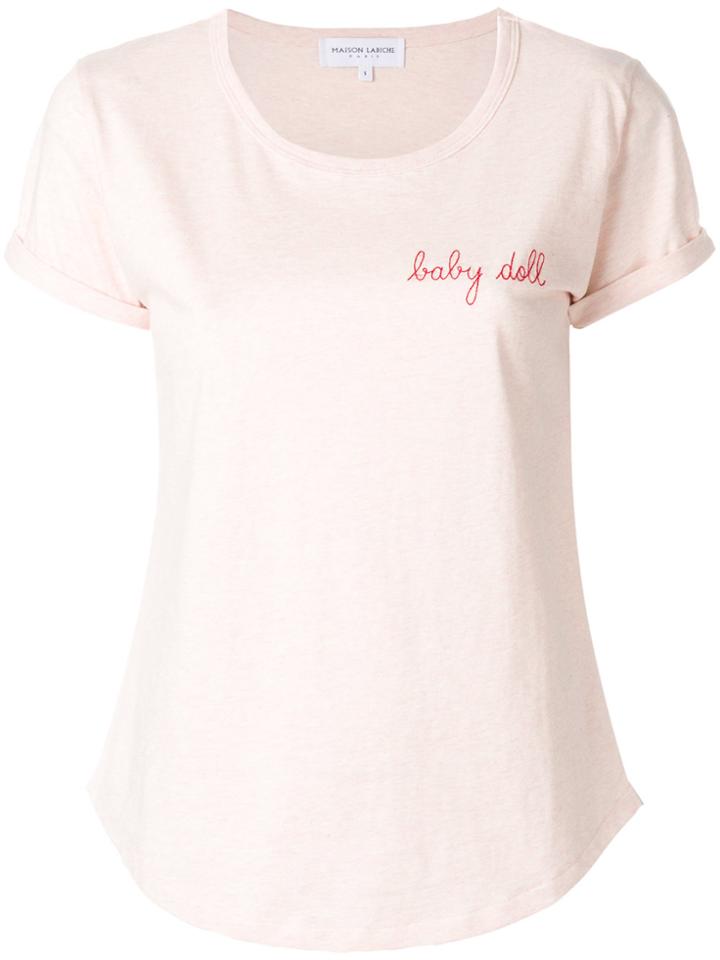 Maison Labiche Baby Doll T-shirt - Pink & Purple