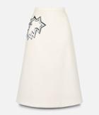 Christopher Kane Midi Skirt With Smash Motif